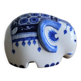 Elephant piggy bank to break in Thai ceramic