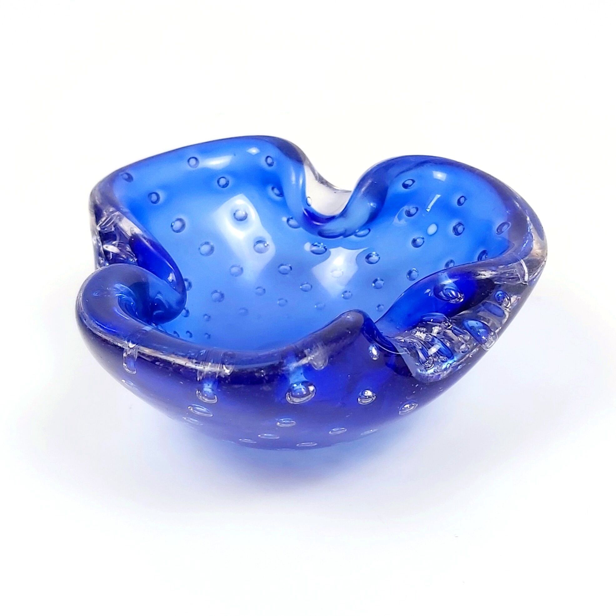 Bullicante Murano Glass Bowl or Ashtray by Barovier & Toso, Italy, 1960s