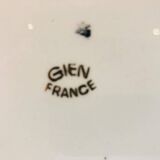 6 “Gien” Dinner Plates.