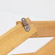 Scandinavian Solid Pine Wall Mounted Coat Rack 1970s