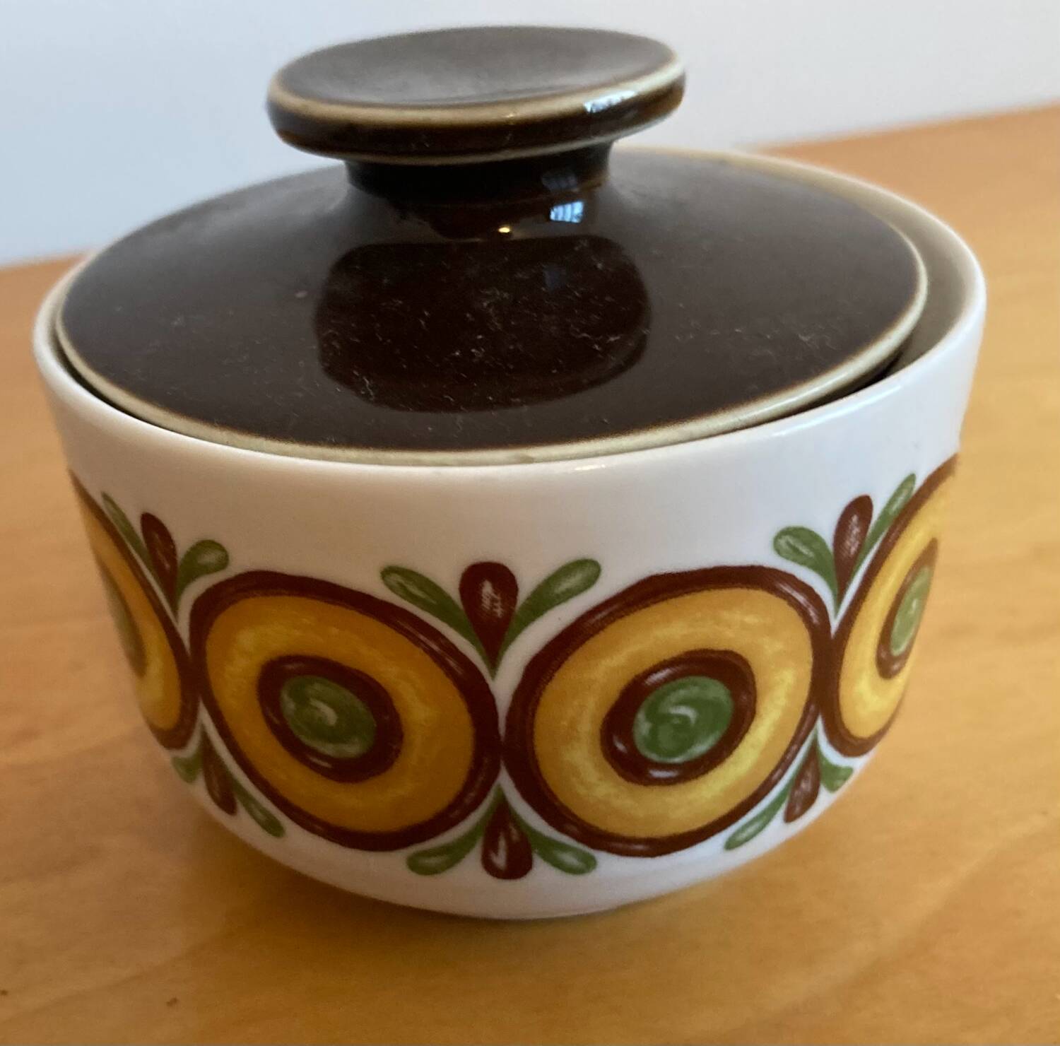 Pot / sucrier Winterling Bavaria porcelaine vintage authentique années 1970