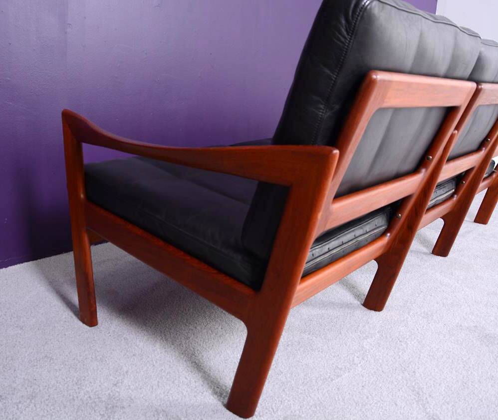 3 seater sofa by Niels Eilersen Skodburg for Illum Wikkelso Denmark 1960's.