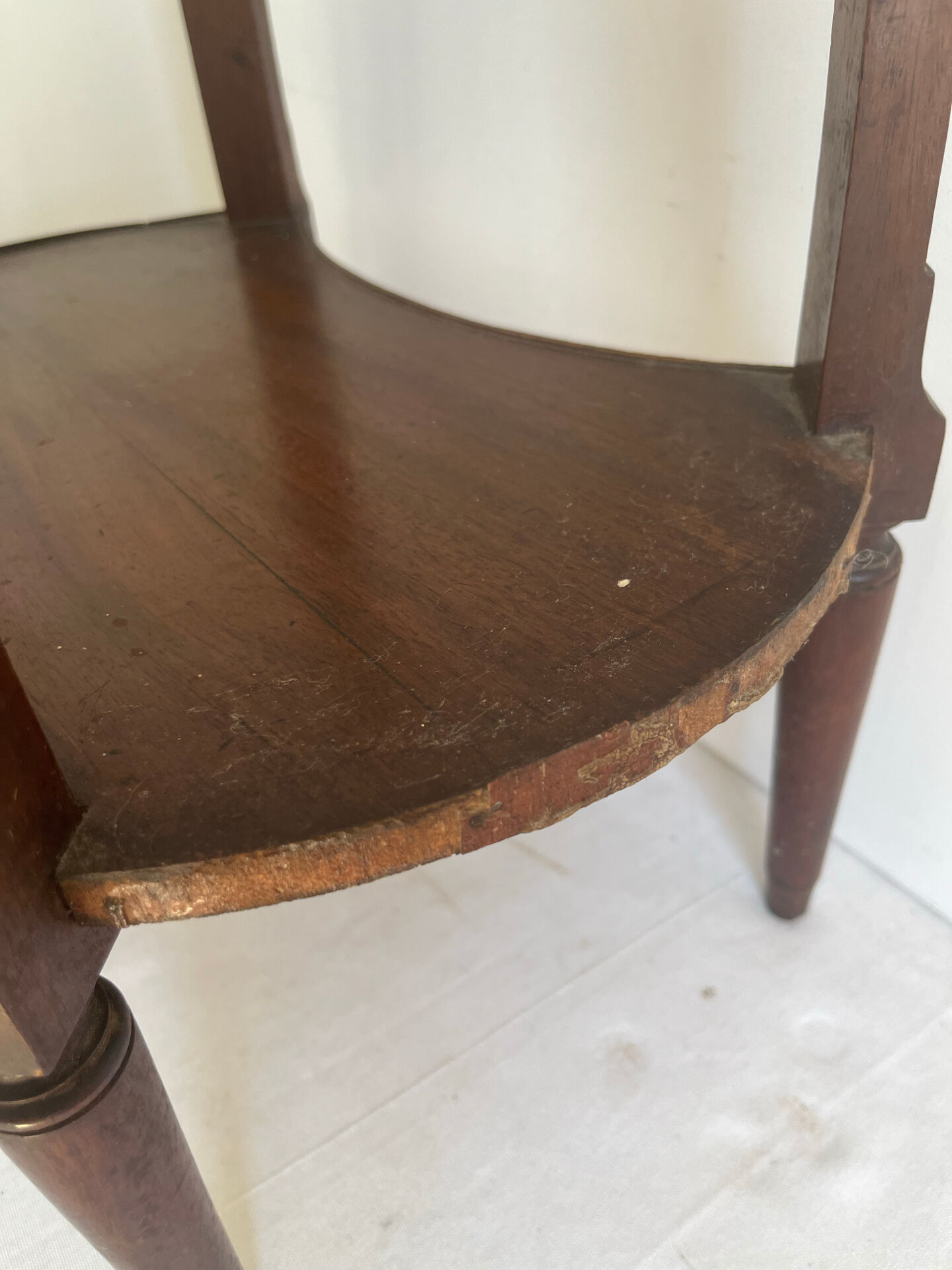 Antique bouillotte table Louis XVI