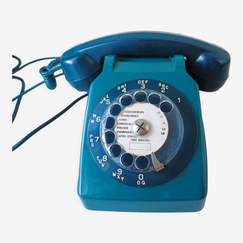 Blue S 63 rotary phone