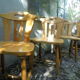 4 chaises en pin vers 1980