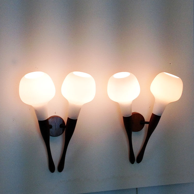 Pair of Rispal wall lamps