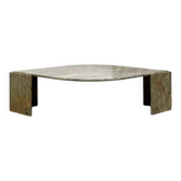 Table basse en marbre attribuée à Roche-Bobois, circa 1970