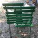 Pair of folding garden chairs