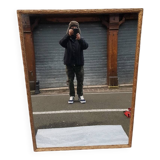 Golden mirror in louis xv style