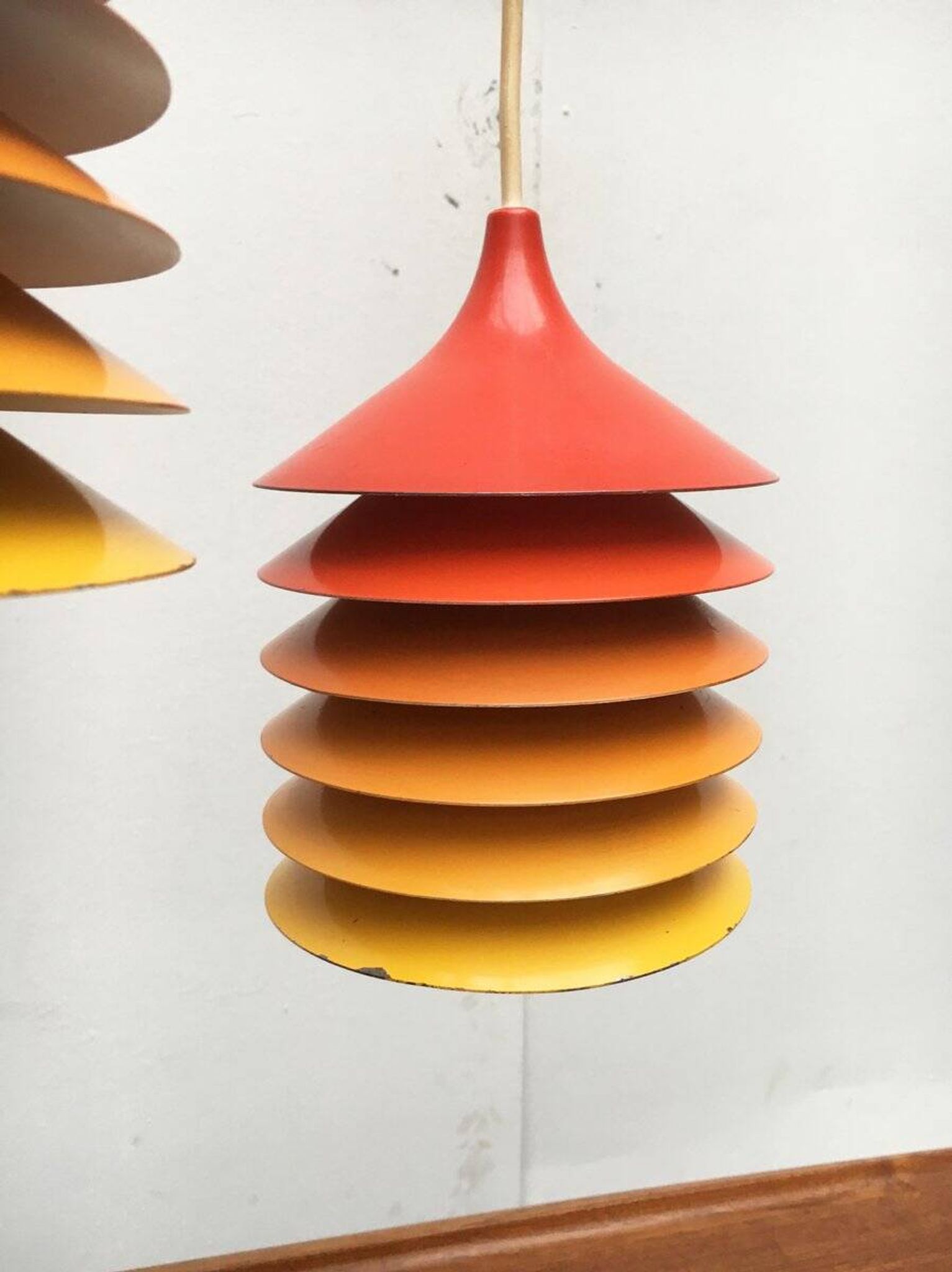 Vintage Duett pendant lamps by Bent Gantzel Boysen for Ikea, set of 2