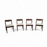 4 Scandinavian teak dining chairs / 1970s