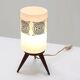 Mid-Century Modern French Table Lamp with Opaline Glass Shade, 1960s