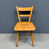 Set of eight german stick chairs from the 1950