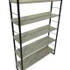 Etagère autoportante Tomado en métal et gris - Dutch Design 1960
