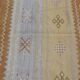 Berber carpet sabra Morocco plant fibers around 1960