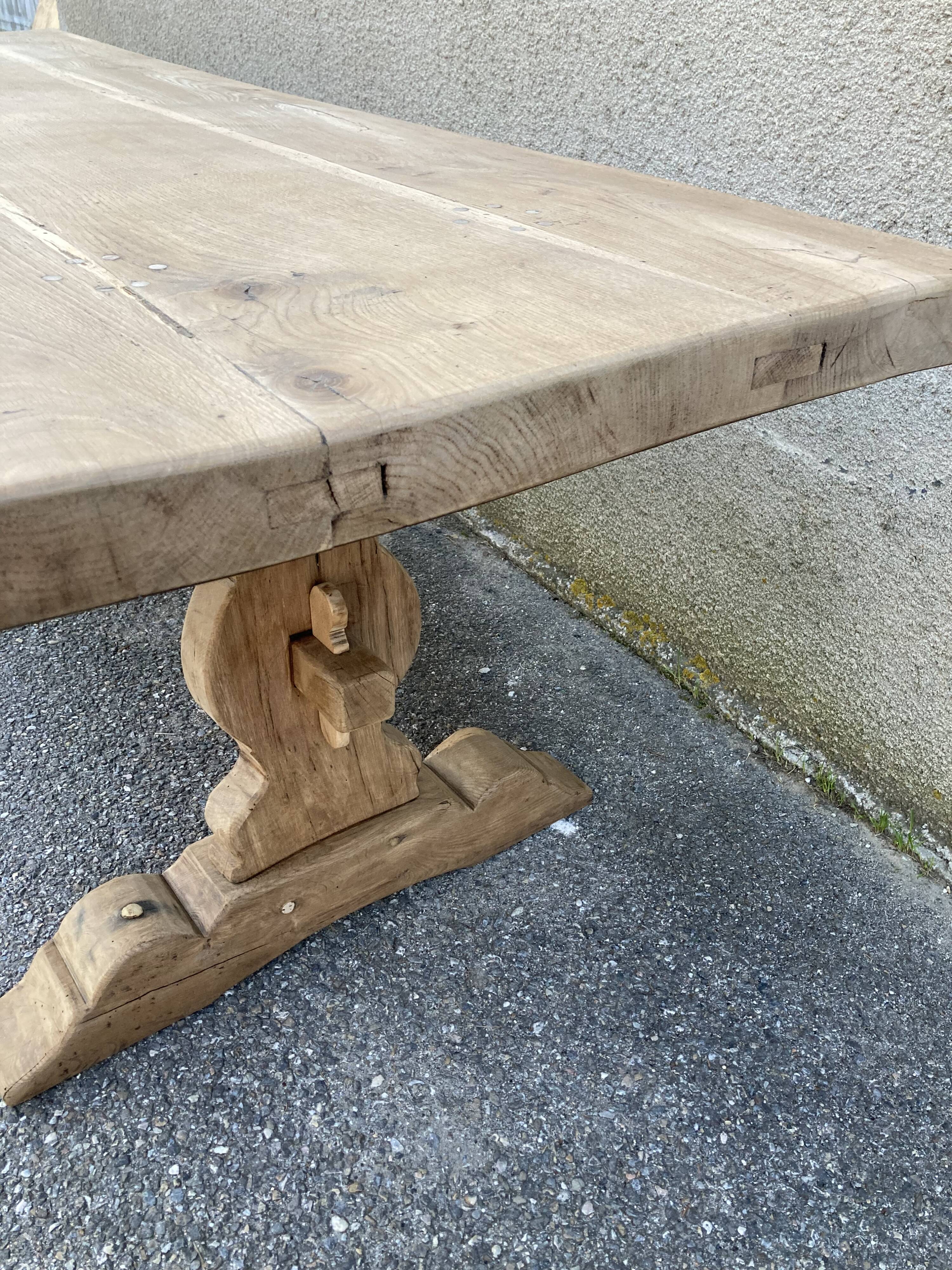 Table monastère en chêne