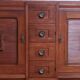 Art Deco sideboard in walnut