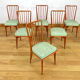 6 Chaises Vintage de Charles Ramos Édition Castellanata 1960