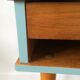 Vintage bedside table years 60 relookee