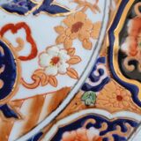 Imari-style porcelain plate, hand-painted, Japan, mid-20th century.