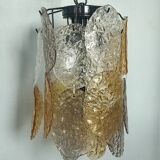 Vintage Murano Glass Disc Chandelier