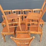 Set of 10 Luterma bistro chairs
