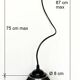 Suspension de style industriel en acier inox