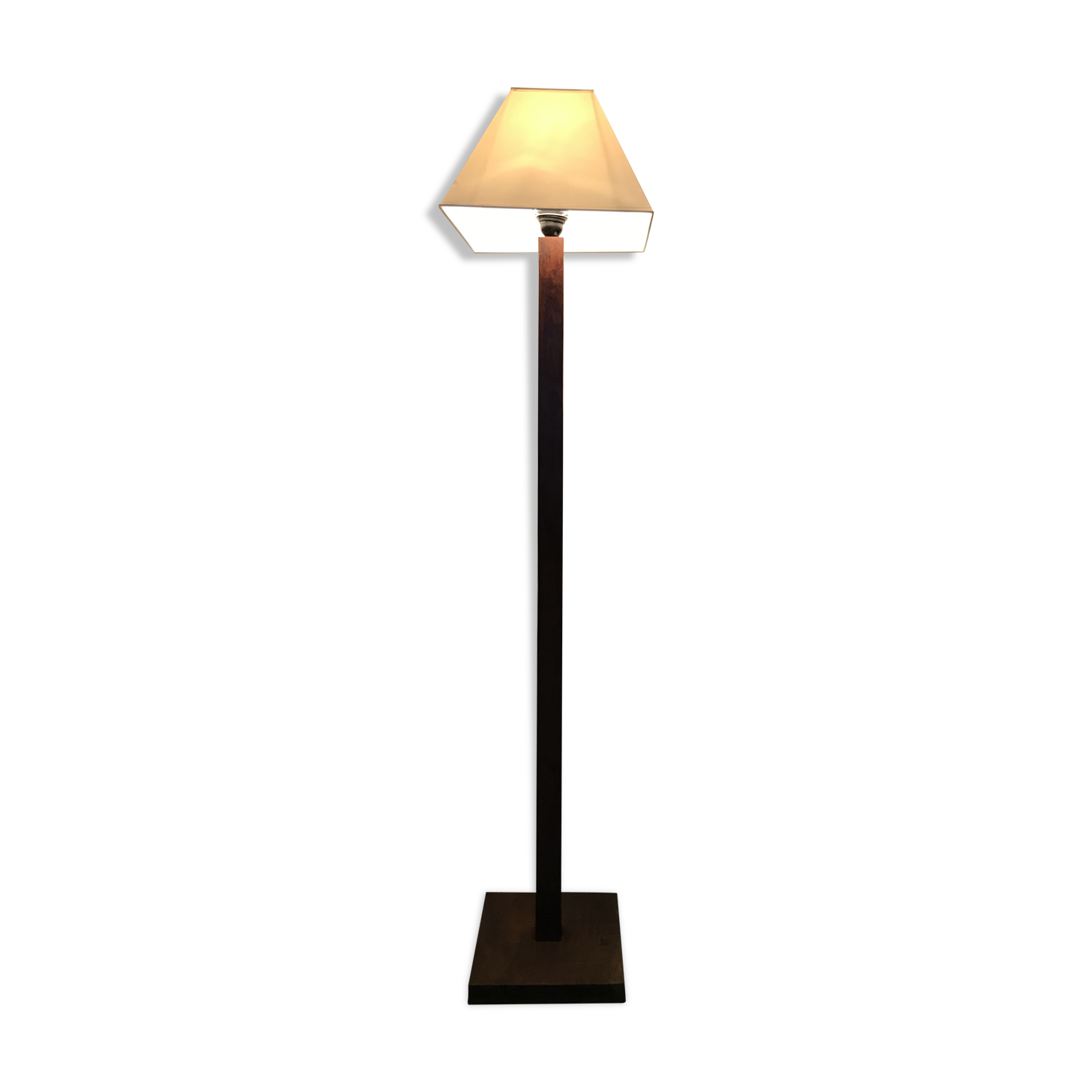 Vintage wood floor lamp 60