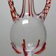 Vintage Murano Venetian Blown Glass Soliflore Vase 50-60 Filigrana/Zanfirico