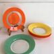 Coloured Duralex plates