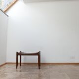 Mid-Century Leather Stool