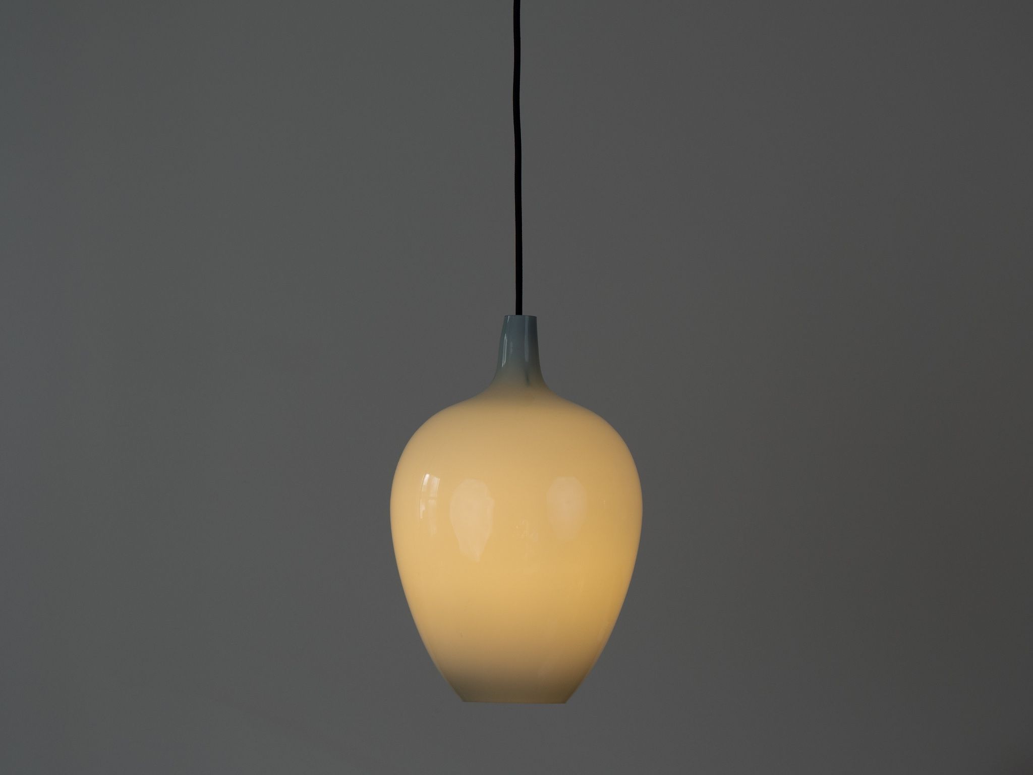 Danish vintage Pompei pendant lamp by Jo Hammerborg Fog og Morup Holmegaard