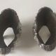 Beautiful pair of Louis XV style silver salt cellars