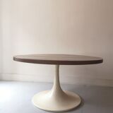 Tulip solid wood coffee table, 1970