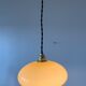 Suspension en verre jaune