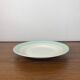 Round Lunéville dish, "Régence" model, water green, late 19th century