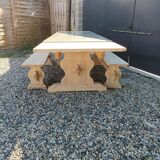 Monastery table with 2 benches