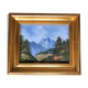 Painting: oil on canvas mountain landscape