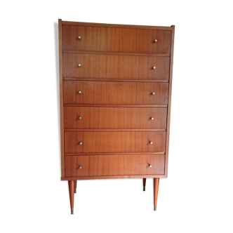 Vintage chest of drawers with 6 drawers