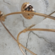 Maison Arlus 3 lights brass vintage 50s chandelier