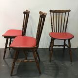Series of 4 Baumann chairs model Tacoma
