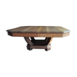 Octagonal oak coffee table