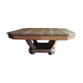 Octagonal oak coffee table