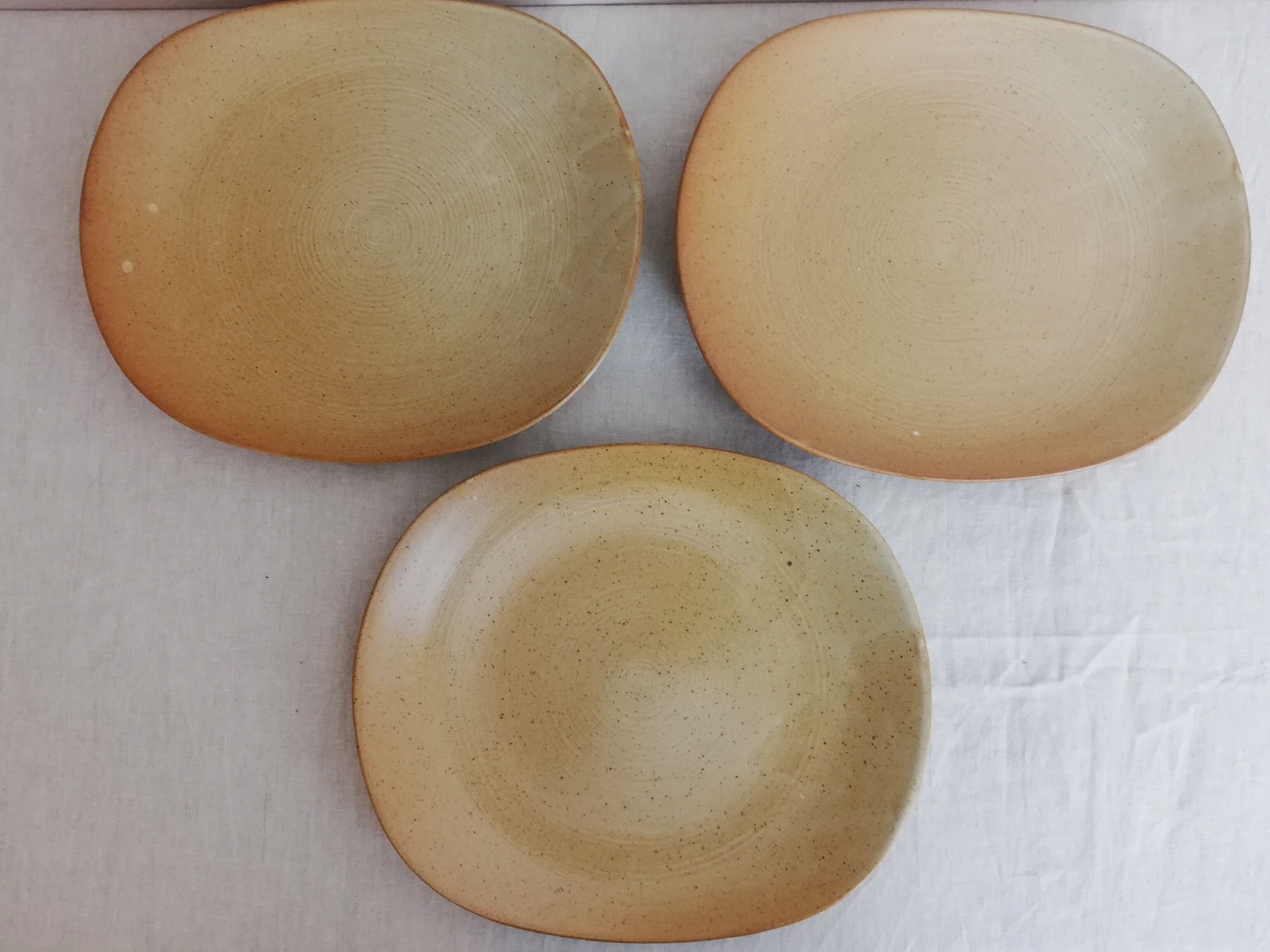 Service 11 steak plates Grès Village CNP