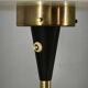 Lidokov Space Age Brass and Opaline Glass Floor Lamp, 1960s