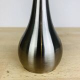 70s stainless steel vase, vintage, space age