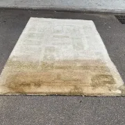 Mid-century scandinavian rug ege berber stratos denmark (183x275) 1970
