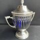 Drageoir, jam maker – Silver metal and blue crystal
