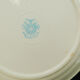 8 flat plates Villeroy - Boch Mettlach - Cream and Gold.