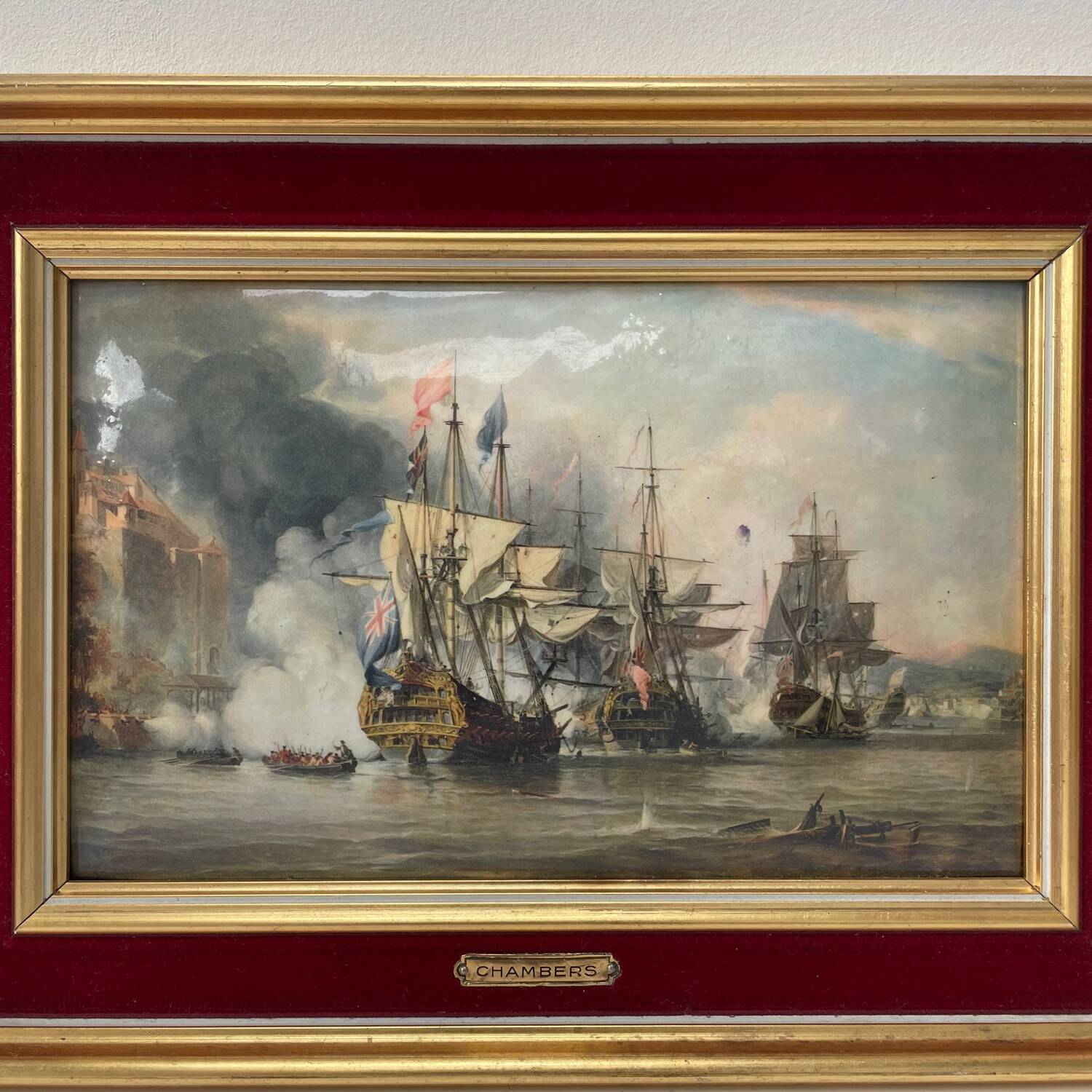George Chambers La Capture du Porto-Bello